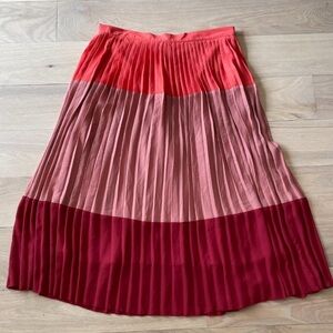 Corey Lynn Calter Colorblock Pleated Skirt